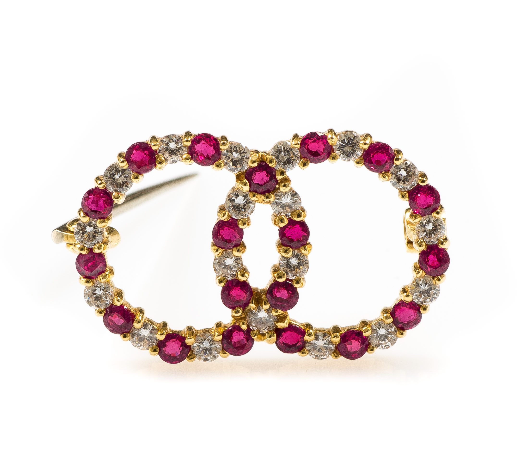 ruby brooch
