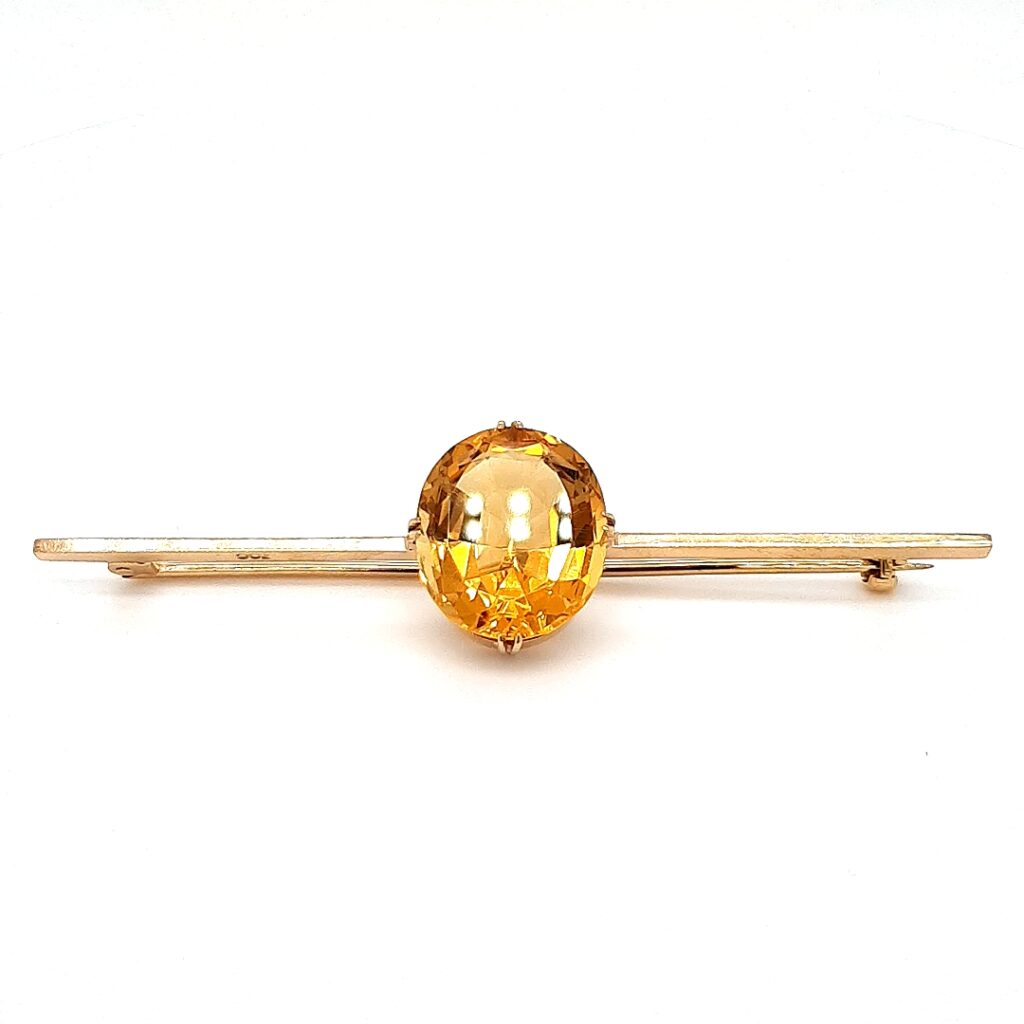 Gold best sale bar brooch